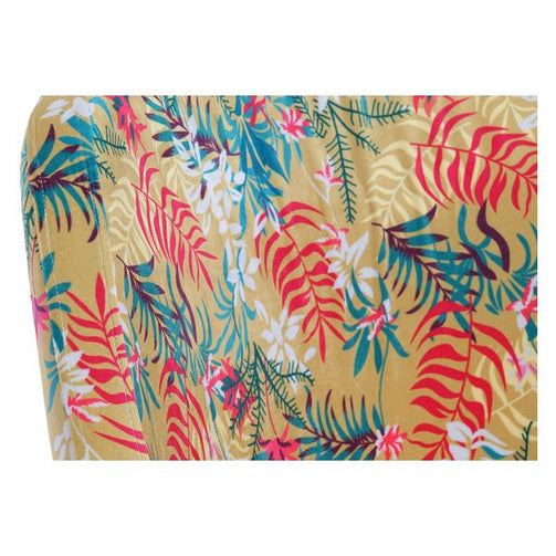 Armchair Dekodonia Yellow Metal Polyester (59 x 59 x 75 cm) Dekodonia