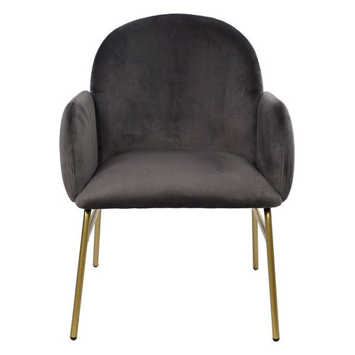 Armchair Dekodonia Grey Polyester Metal Polyester (73 x 63 x 82 cm) Dekodonia
