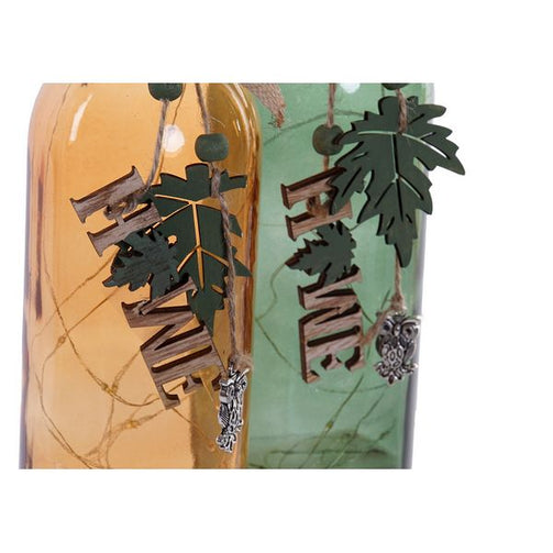 LED Bottle Dekodonia Crystal Tropical (7 x 9 x 29 cm) (2 pcs) Dekodonia