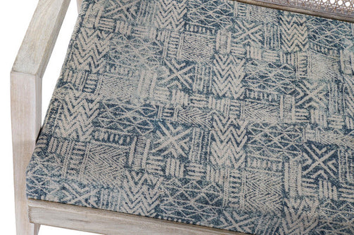 Armchair Dekodonia Cotton Mango wood (115 x 72 x 73 cm) Dekodonia