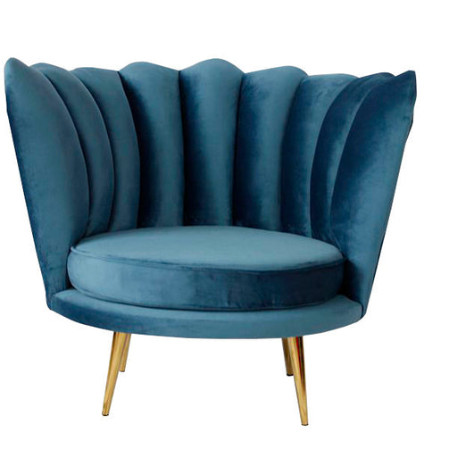 Armchair Art Deco Shell (85 x 78 x 73 cm) BigBuy Home