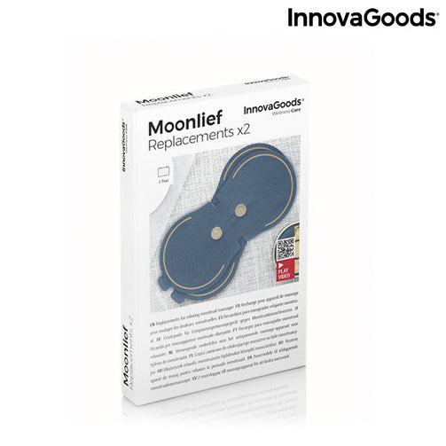 Replacement Patches for the Relaxing Menstrual Massager Moonlief InnovaGoods (Pack of 2) InnovaGoods