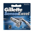 Shaving Blade Refill Sensor Excel Gillette Gillette