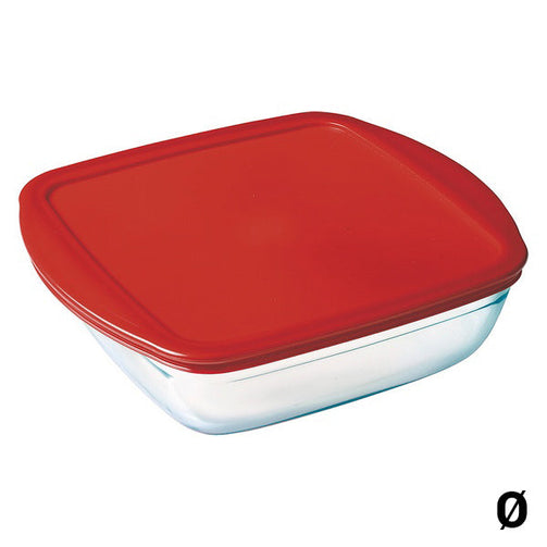 Hermetic Lunch Box Ô Cuisine Cook & ST Transparent Borosilicate Glass Ô Cuisine