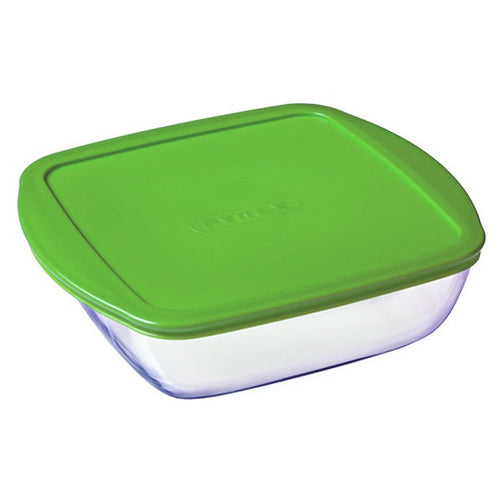 Hermetic Lunch Box Pyrex C&S Transparent Borosilicate Glass Pyrex