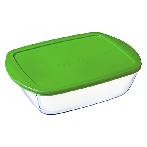 Hermetic Lunch Box Pyrex C&S Transparent Borosilicate Glass Pyrex