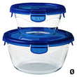 Hermetic Lunch Box Pyrex Transparent Borosilicate Glass Pyrex