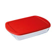 Lunch box Ô Cuisine COOK&STORE 4,5 L Transparent Glass (40 x 27 cm) Ô Cuisine