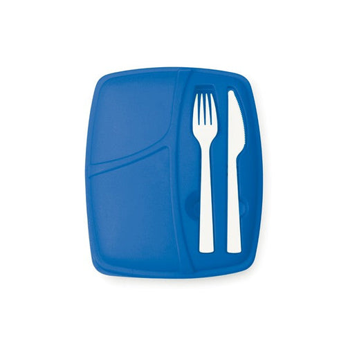 Compartment Lunchbox with Cutlery (800 ml) 144293 BigBuy Cooking