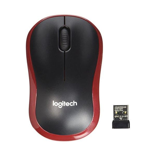 Logitech Wireless Mouse M185 Red Logitech