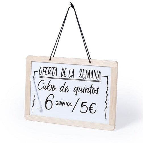 Double-sided Slate (31 x 21 cm) 145479 BigBuy Home
