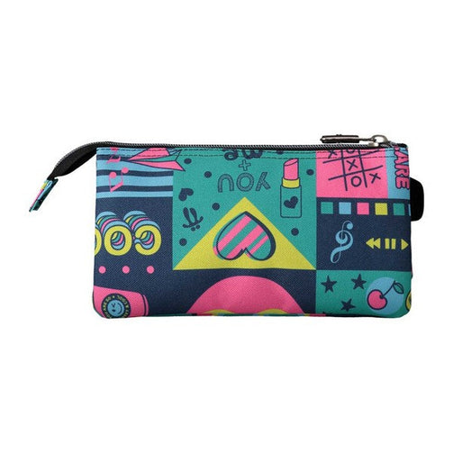 School Case Denim Totto Tablero Blue (22 Cm) Totto