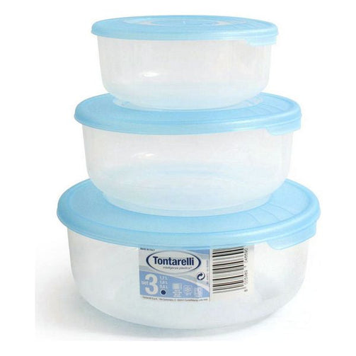 Set of 3 lunch boxes Tontarelli (0,5 - 1 - 2 L) Tontarelli