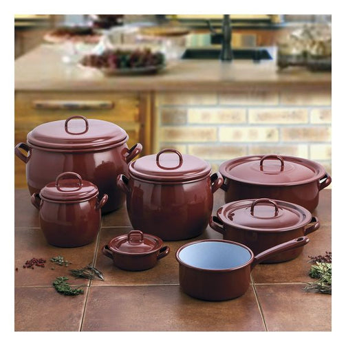 Casserole with lid Quid Classic Enamelled Steel Quid