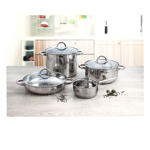 Pot with Glass Lid Quid Stainless steel Quid