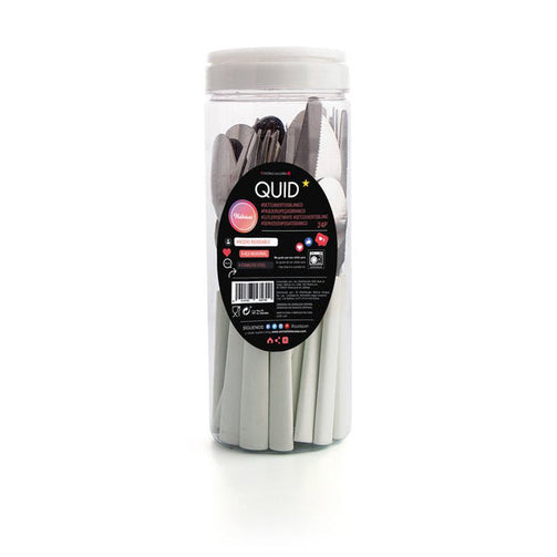 Cutlery set Quid Habitat (24 pcs) Stainless steel Quid