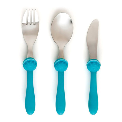 Cutlery set Quid Go Peques (3 pcs) Stainless steel Quid