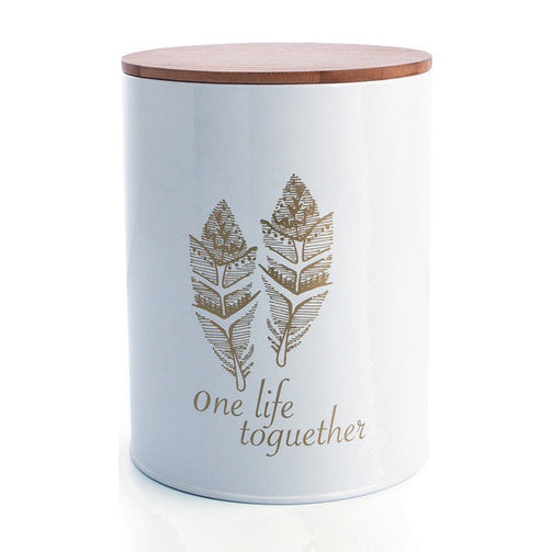 Tin Quid B&W White Wood Stainless steel Quid