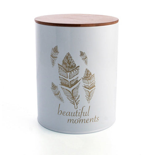 Tin Quid B&W White Wood Stainless steel Quid