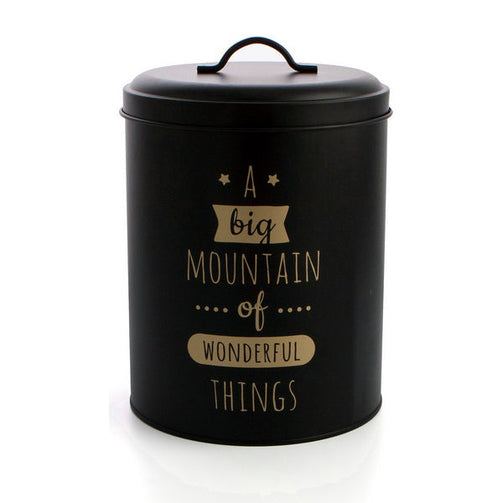 Tin Quid B&W Black Metal Stainless steel Quid