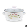 Casserole with glass lid Quid Memory Enamelled Steel Quid