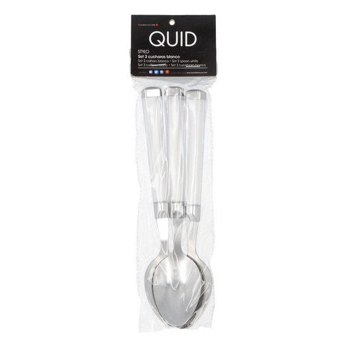 Set of Spoons Quid Stylo (3 pcs) Stainless steel Quid