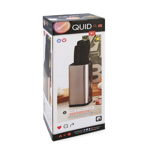 Set of Kitchen Knives and Stand Quid Habitat (5 pcs) Quid