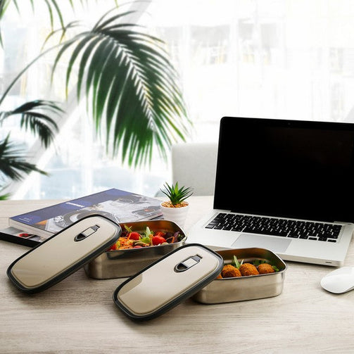 Lunch box Quid GO ONE Stainless steel Quid