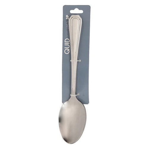 Set of Spoons Quid Lines (3 pcs) Stainless steel Quid