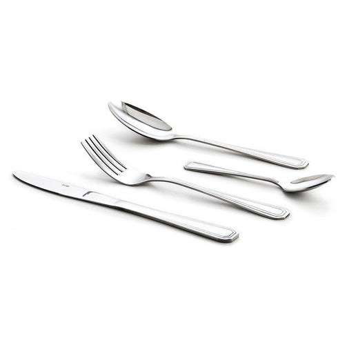 Set of Dessert Forks Quid Lines (6 pcs) Stainless steel Quid