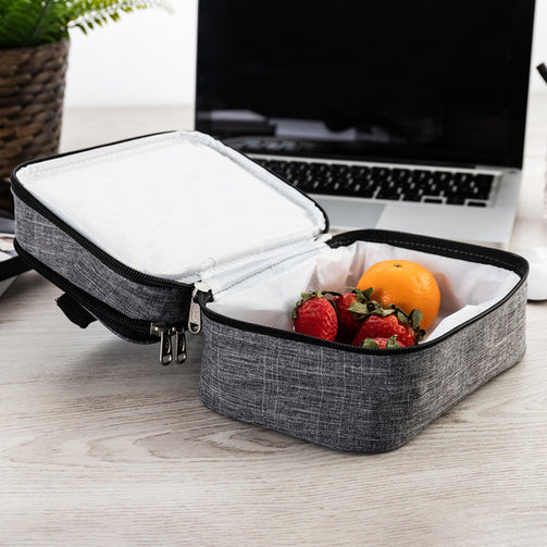 Lunch box Quid Go Metropoli Textile (21 x 14 x 12 cm) Quid