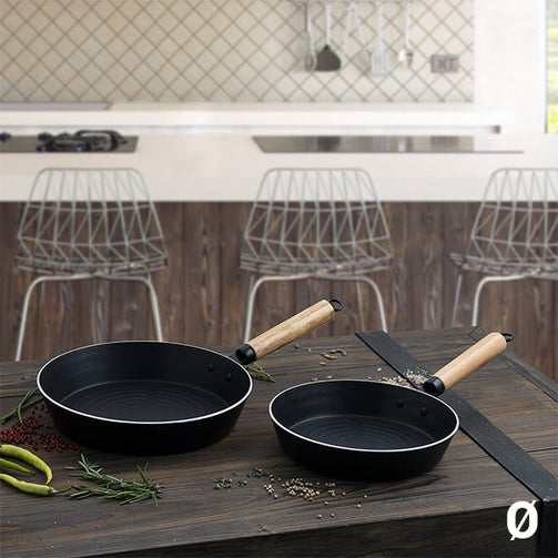 Grill pan with stripes Quid Carnivoro Aluminium Quid