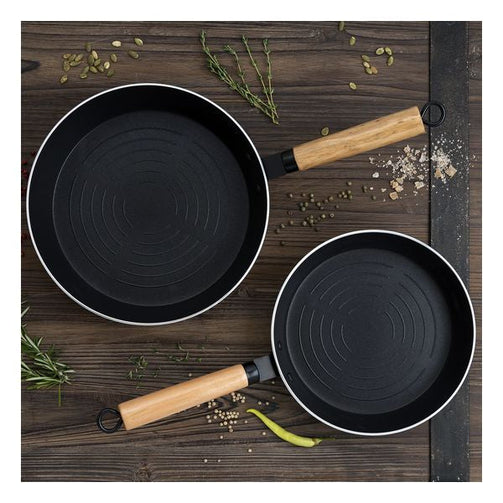 Grill pan with stripes Quid Carnivoro Aluminium Quid