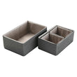 Set of Stackable Organising Boxes polypropylene (4 Pieces) (25 x 15 x 38 cm) BigBuy Home