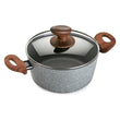 Casserole with lid Aluminium (20 x 9,5 x 20 cm) BigBuy Home