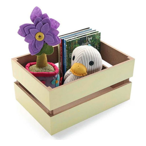 Decorative box Wood (24 x 16,5 x 34 cm) BigBuy Home