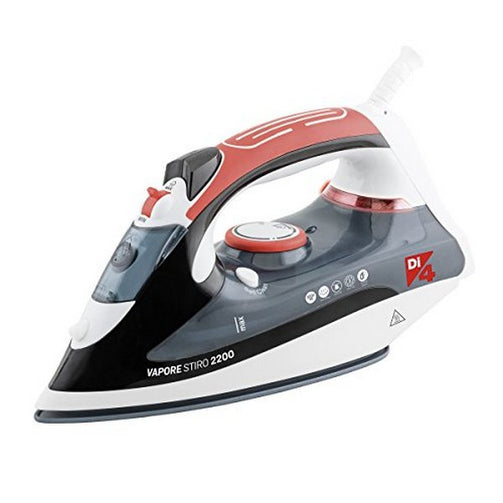 Steam Iron DI4 VAPORE STIRO 280 ml 2200W Black Red DI4