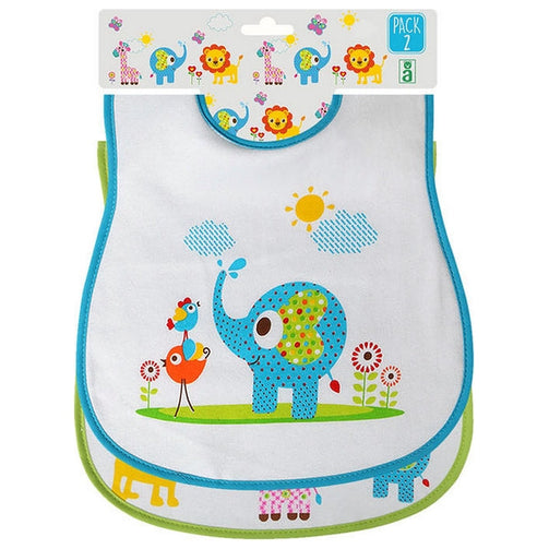 Bib Set 119031 (2 uds) BigBuy Kids