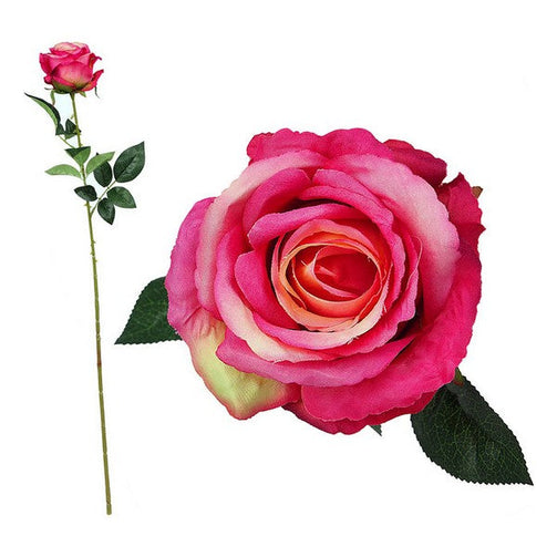 Decorative Flower Pink 113359 (75 Cm) BigBuy Home