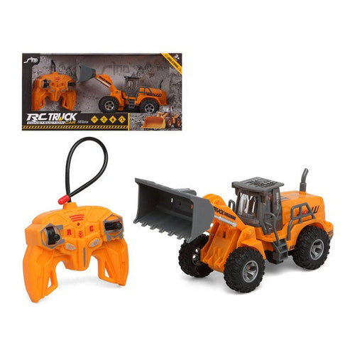 Remote-Controlled Vehicle Digger Yellow 112146 BigBuy Fun