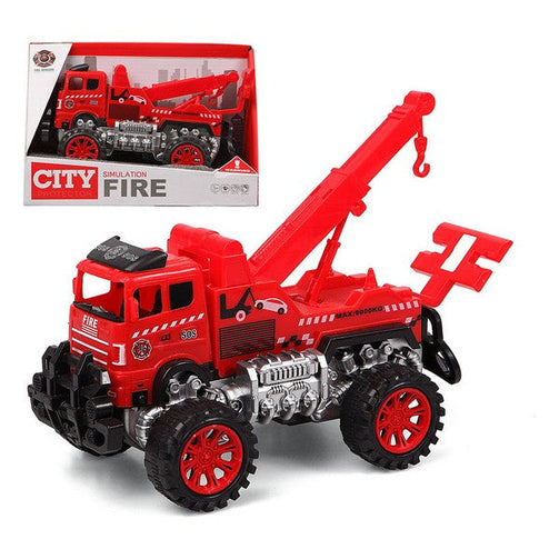 Crane Lorry City Fire 119022 Red BigBuy Fun