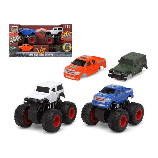 Set of cars Cross County 360 110004 (4 pcs) BigBuy Fun