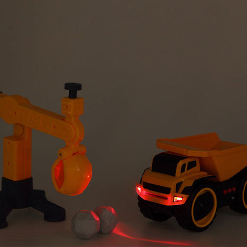 Dumper Truck with Loader Yellow 112961 BigBuy Fun