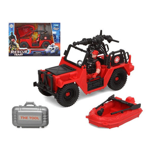 Playset Firefighters Rescue Team Red BigBuy Fun