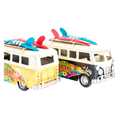 Vehicle Dekodonia Flower Power Vintage Van (2 pcs) Dekodonia