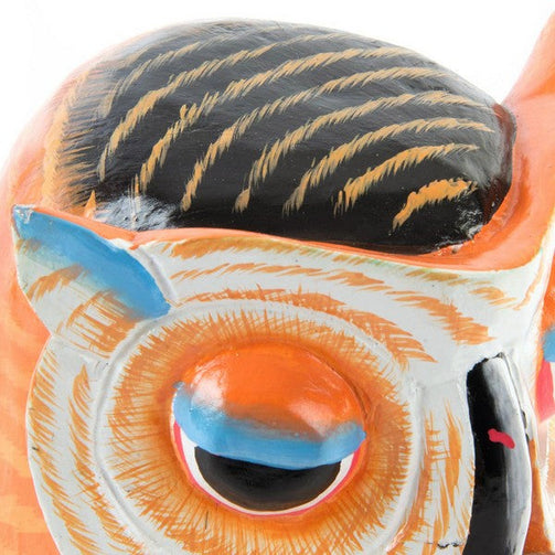 Decorative Figure Dekodonia Wood Owl (12 x 12 x 15 cm) Dekodonia