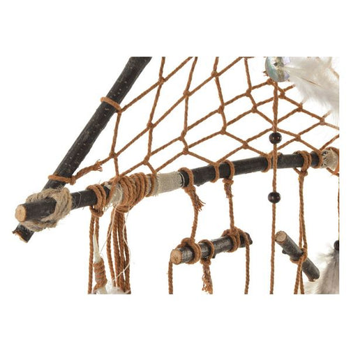 Dream Catcher Dekodonia Polyester Wood Feathers (37 x 70 cm) Dekodonia