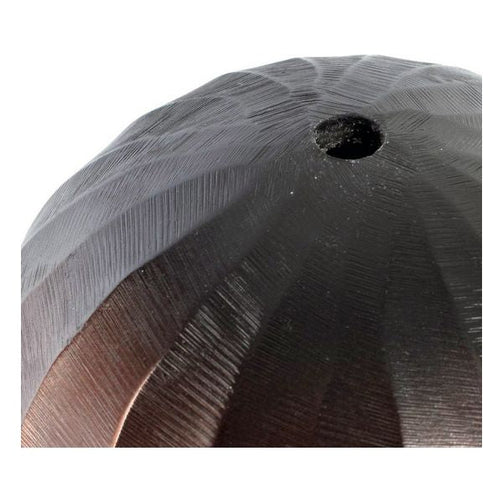 Decorative bauble Dekodonia Aluminium Stripes (12 x 12 cm) Dekodonia