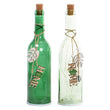 LED Bottle Dekodonia Wood Crystal Rope Tropical (7 x 30 cm) (2 pcs) Dekodonia