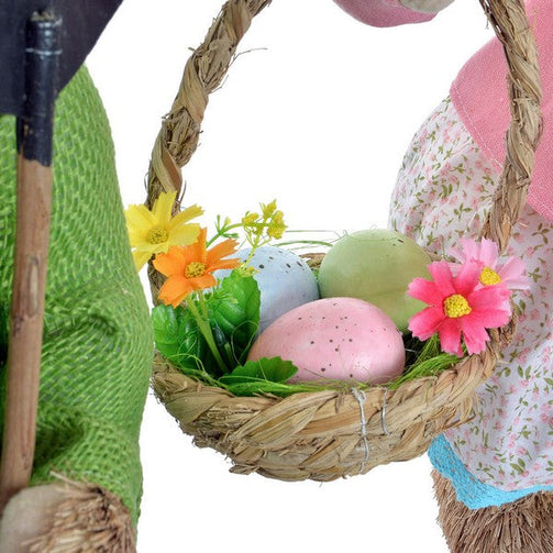 Decorative Figure Dekodonia Polyester Fibre Rabbit (39 x 24 x 76 cm) Dekodonia